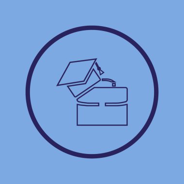 Bekarlığa veda kap Logo şablonu ile modern bavul