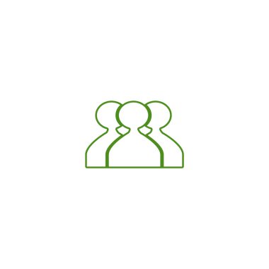 ekip çalışması düz simgesi, vektör çizim  