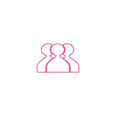 ekip çalışması düz simgesi, vektör çizim  