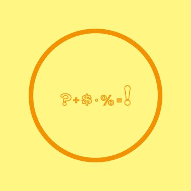 formül matematiksel semboller, eğitim kavramı