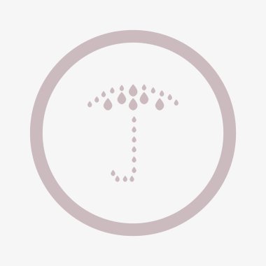 renkli şemsiye vektör çizim