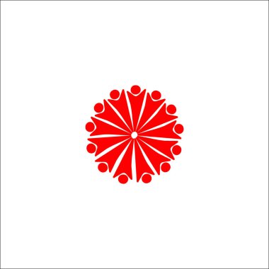 daire düz stil ikonu, vektör çizim, eğitim kavramı şeklinde mezunlarının avatarları   