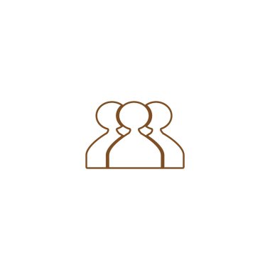 ekip çalışması düz simgesi, vektör çizim  