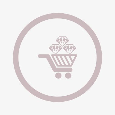 Arabası vektör çizim renkli parlak mücevher