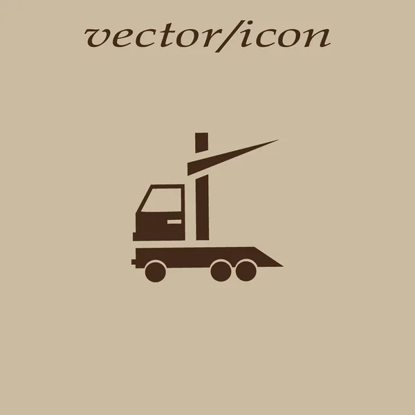 Minimalistische Icoon Van Evacuator Vectorillustratie — Stockvector