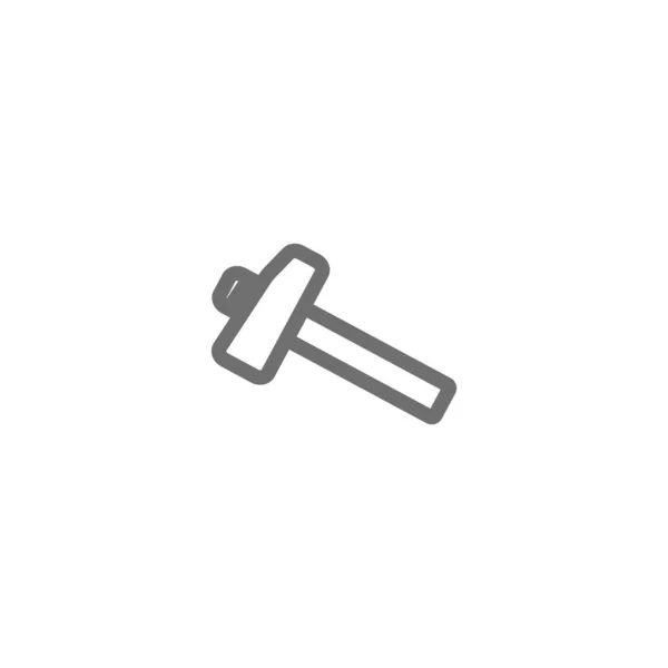 Minimalistic Vector Icon Sledgehammer — Stock Vector