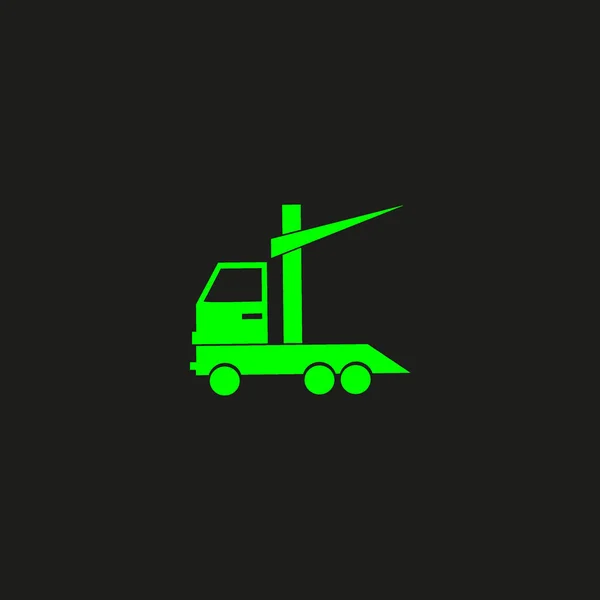 Minimalistische Icoon Van Evacuator Vectorillustratie — Stockvector