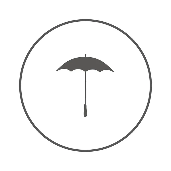 Paraguas Icono Plano Vector Ilustración — Vector de stock