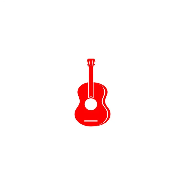 Icono Web Guitarra Ilustración Vectorial — Vector de stock