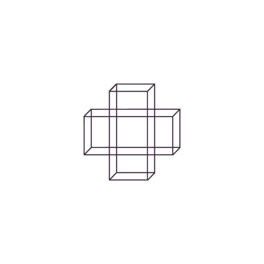 Tıbbi düz simgesi, vektör, illüstrasyon çapraz 