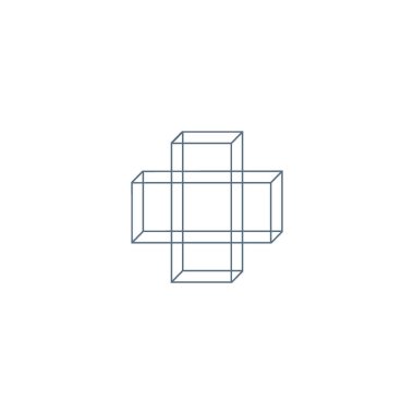 Tıbbi düz simgesi, vektör, illüstrasyon çapraz 