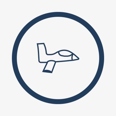 Oryantal uçak logo şablonu