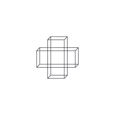 Tıbbi düz simgesi, vektör, illüstrasyon çapraz 