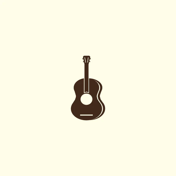 Gitarr Webbikonen Vektorillustration — Stock vektor