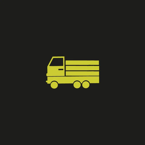 Riesige Lieferwagen Vektor Illustration — Stockvektor