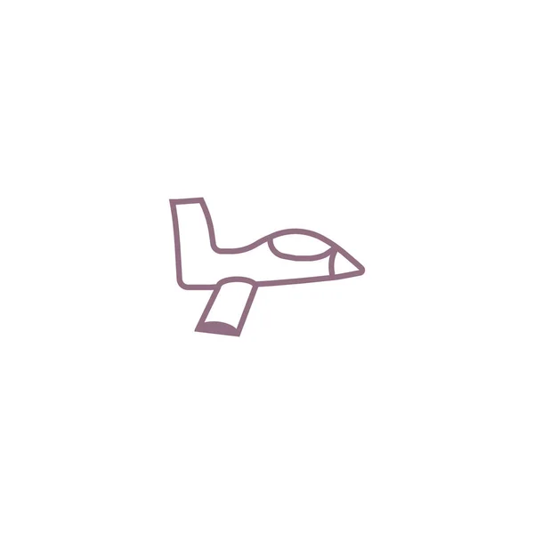 Templat Logo Pesawat Oriental - Stok Vektor