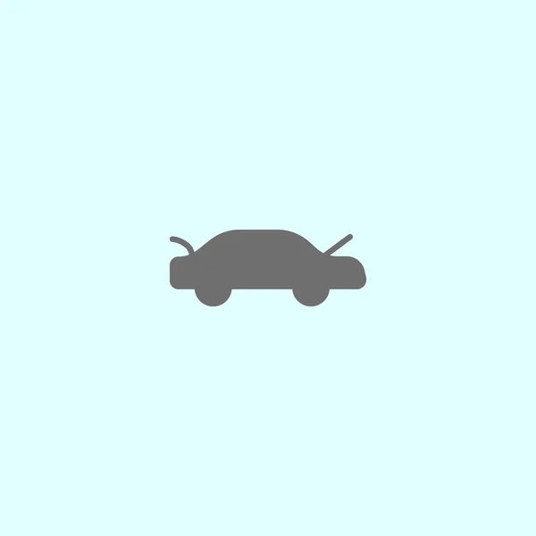 Minimalistic Vector Icon Passenger Car — Stock Vector