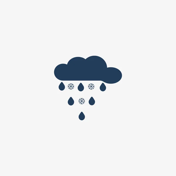 Cloud Web Icon Illustrazione Vettoriale — Vettoriale Stock