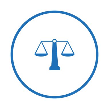 Bayan Adalet terazi vektör çizim