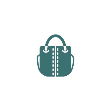 kadın el çantası düz simgesi 