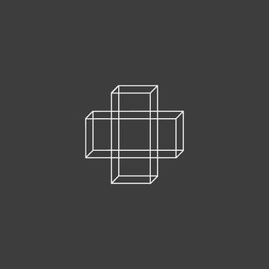 Tıbbi düz simgesi, vektör, illüstrasyon çapraz 