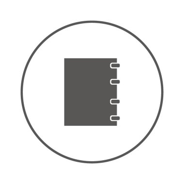 defter basit simge vektör çizim 