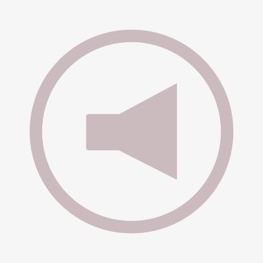 megafon basit simge vektör çizim