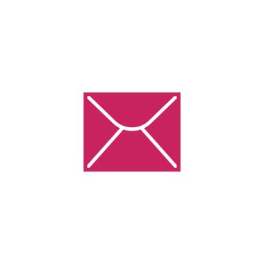 mektup zarfının minimalist vektör simgesi