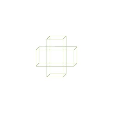 Tıbbi düz simgesi, vektör, illüstrasyon çapraz 