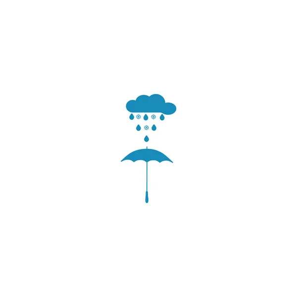 Icône Web Parapluie Illustration Vectorielle — Image vectorielle