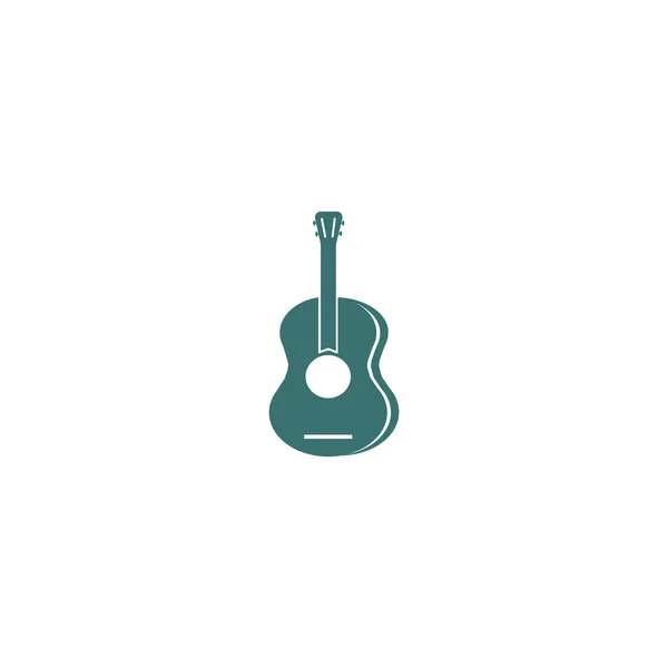 Icono Web Guitarra Ilustración Vectorial — Vector de stock