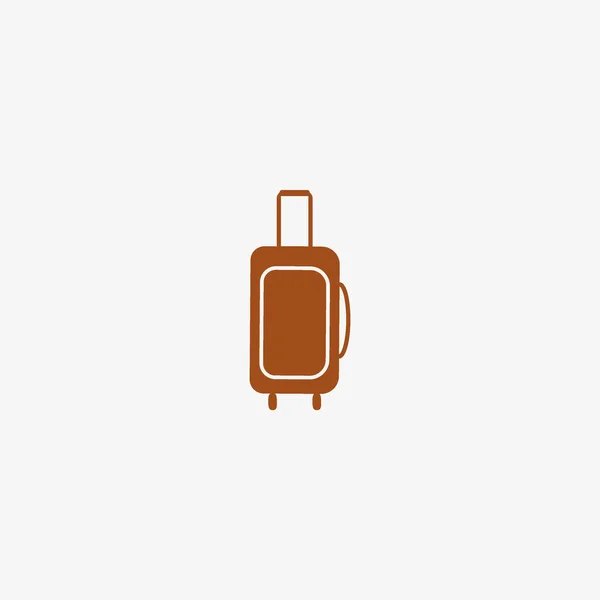 Modèle Élégant Logo Valise — Image vectorielle