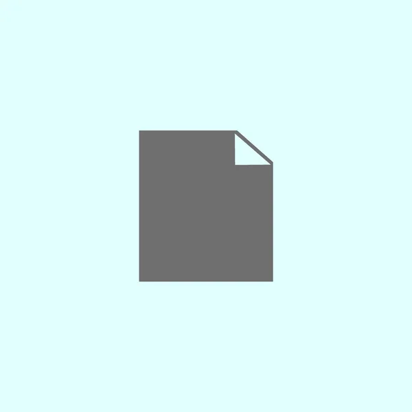 Απλή Minimalisitc Εικονίδιο Του Φορέα Του Ψηφιακού Αρχείου Φύλλο Χαρτιού — Διανυσματικό Αρχείο