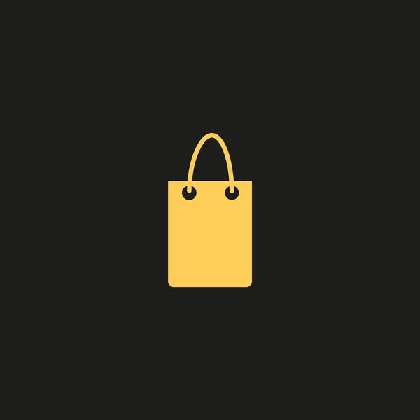 Μινιμαλιστική Διανυσματική Εικόνα Της Τσάντα Για Ψώνια — Διανυσματικό Αρχείο