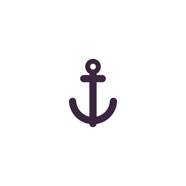 Anchor 아이콘 Vector Illustration — 스톡 벡터