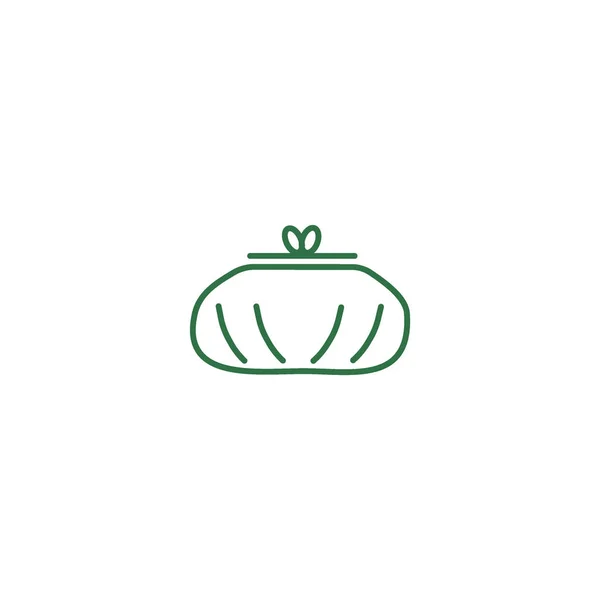Modèle Logo Portefeuille Féminin Mignon — Image vectorielle