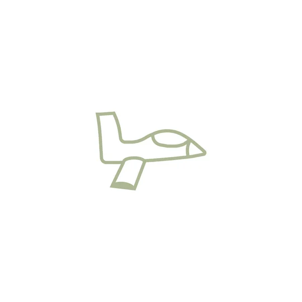 东方飞机徽标模板 — 图库矢量图片