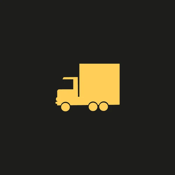 Enorme Levering Vrachtwagen Vectorillustratie — Stockvector