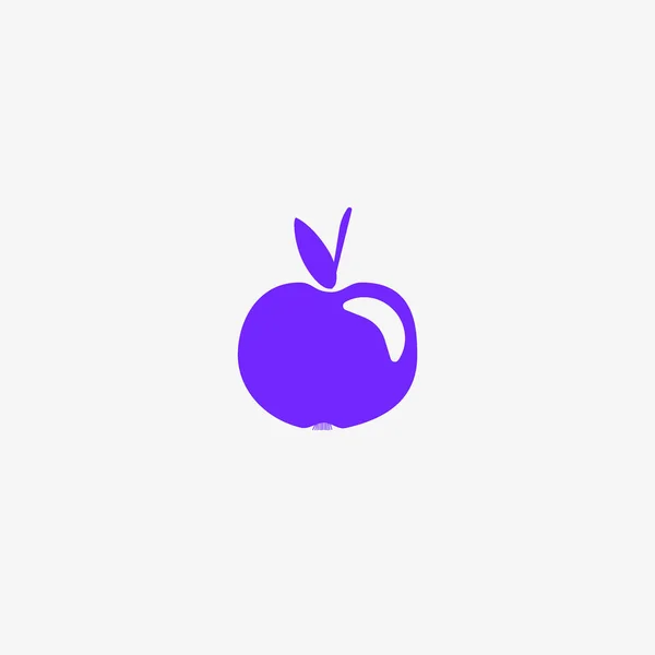 カラフルなおいしいリンゴのベクトル図 — ストックベクタ