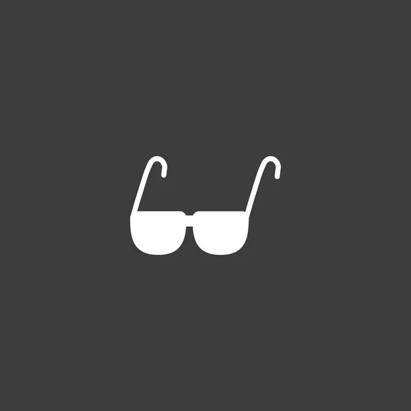 Gafas Sol Icono Plano Vector Ilustración — Archivo Imágenes Vectoriales