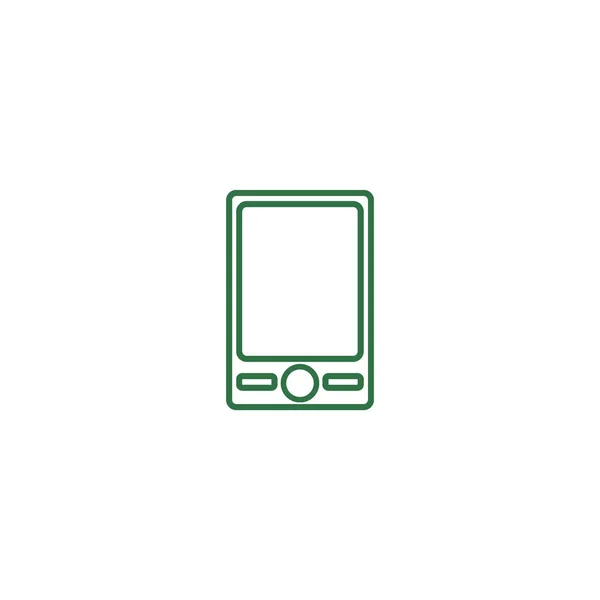 Smartfon Płaska Ikona Wektor Ilustracja — Wektor stockowy