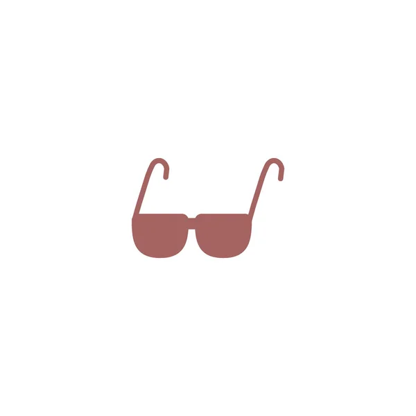 Sonnenbrille Flaches Symbol Vektor Illustration — Stockvektor