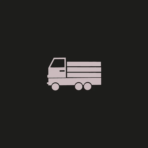 Obrovské Dodávky Truck Vektorové Ilustrace — Stockový vektor