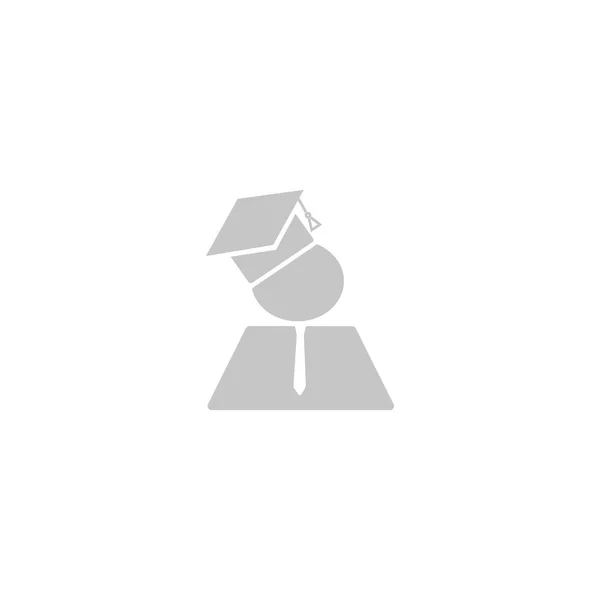 Мінімалістична Векторна Ікона Людини Капелюсі Холостяків — стоковий вектор