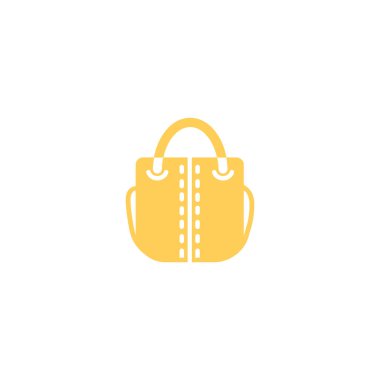 kadın el çantası düz simgesi 