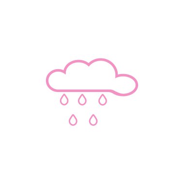 bulut web simgesi, vektör illüstrasyonu 