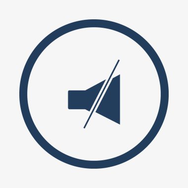 megafon basit simge vektör çizim