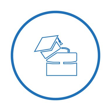 Bekarlığa veda kap Logo şablonu ile modern bavul