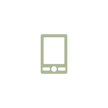 akıllı telefon düz simgesi, vektör illüstrasyonu 