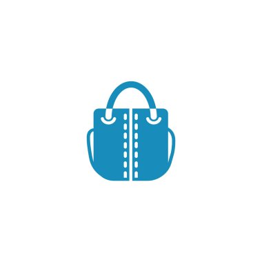 kadın el çantası düz simgesi 